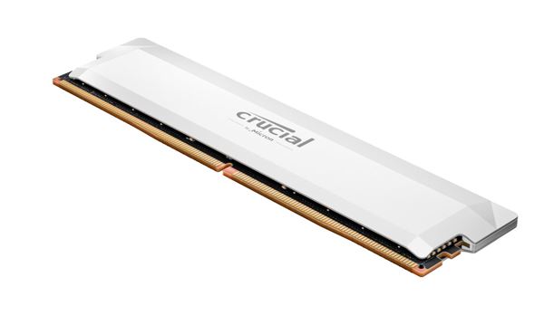 Crucial Pro 16GB (1x16GB) DDR5 UDIMM 6400MHz CL38 White Heat Spreader Support Intel XMP AMD Ryzen Desktop PC Gaming Memory Crucial Pro 16GB (1x16GB) DDR5 UDIMM 6400MHz CL38 White Heat Spreader Support Intel XMP AMD Ryzen Desktop PC Gaming Memory